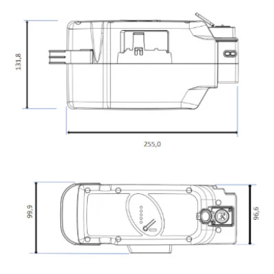 Batterie vélo électrique sur cadre compatible Panasonic 36 V - Image 3