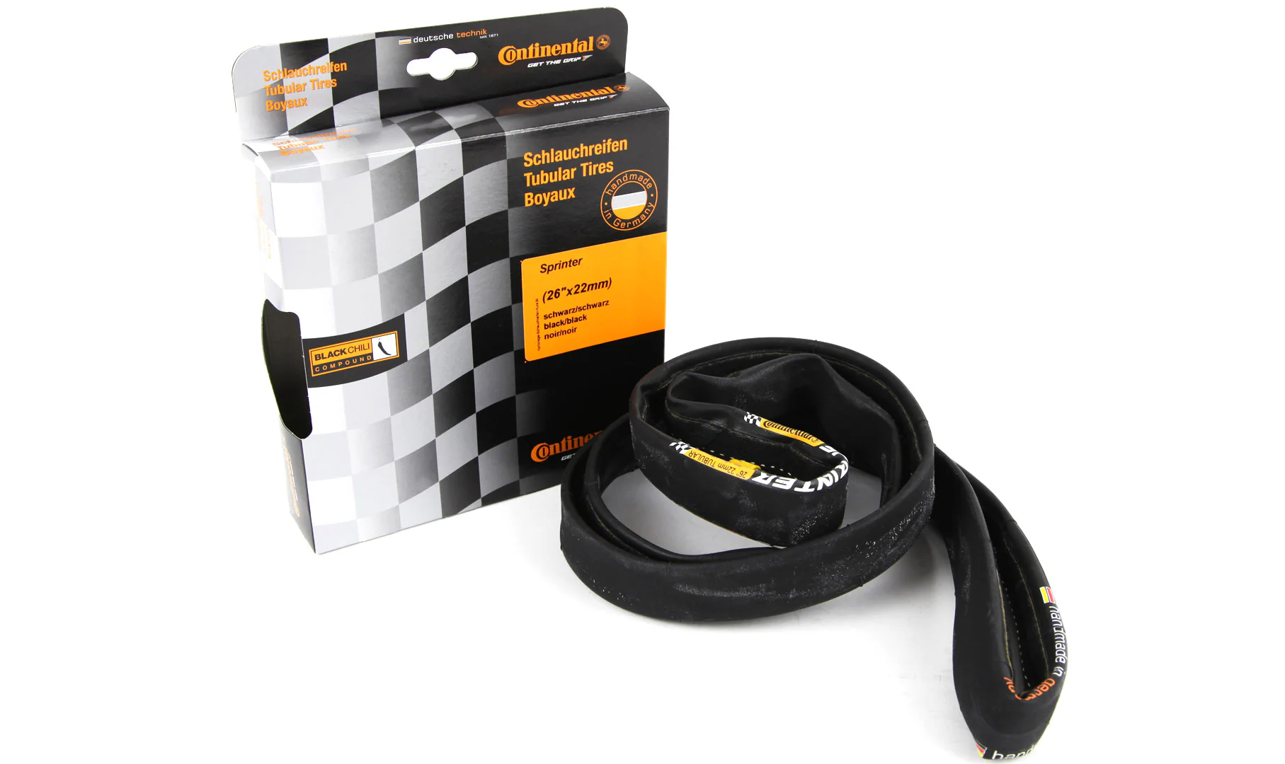 Boyau Continental Sprinter - Black Chili - Safety System - Image 2