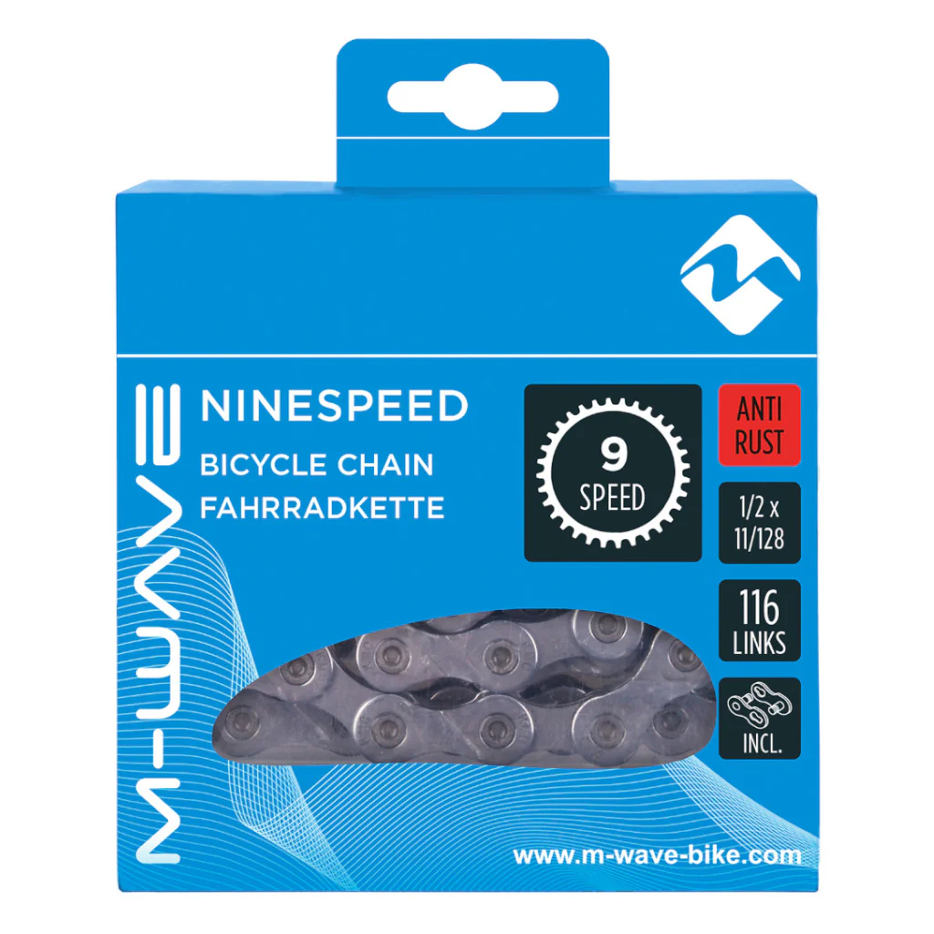 Chaîne M-Wave antirouille 9 V 116 maillons
