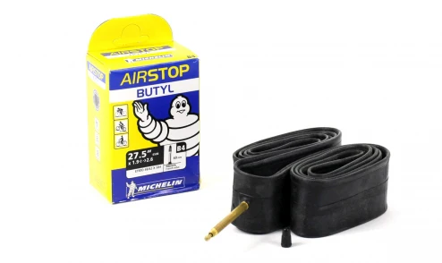 Chambre à air Michelin Airstop Butyl 27.5" / 650 - Presta 40 / 48 / 60 mm - Schrader 48 mm - Image 3