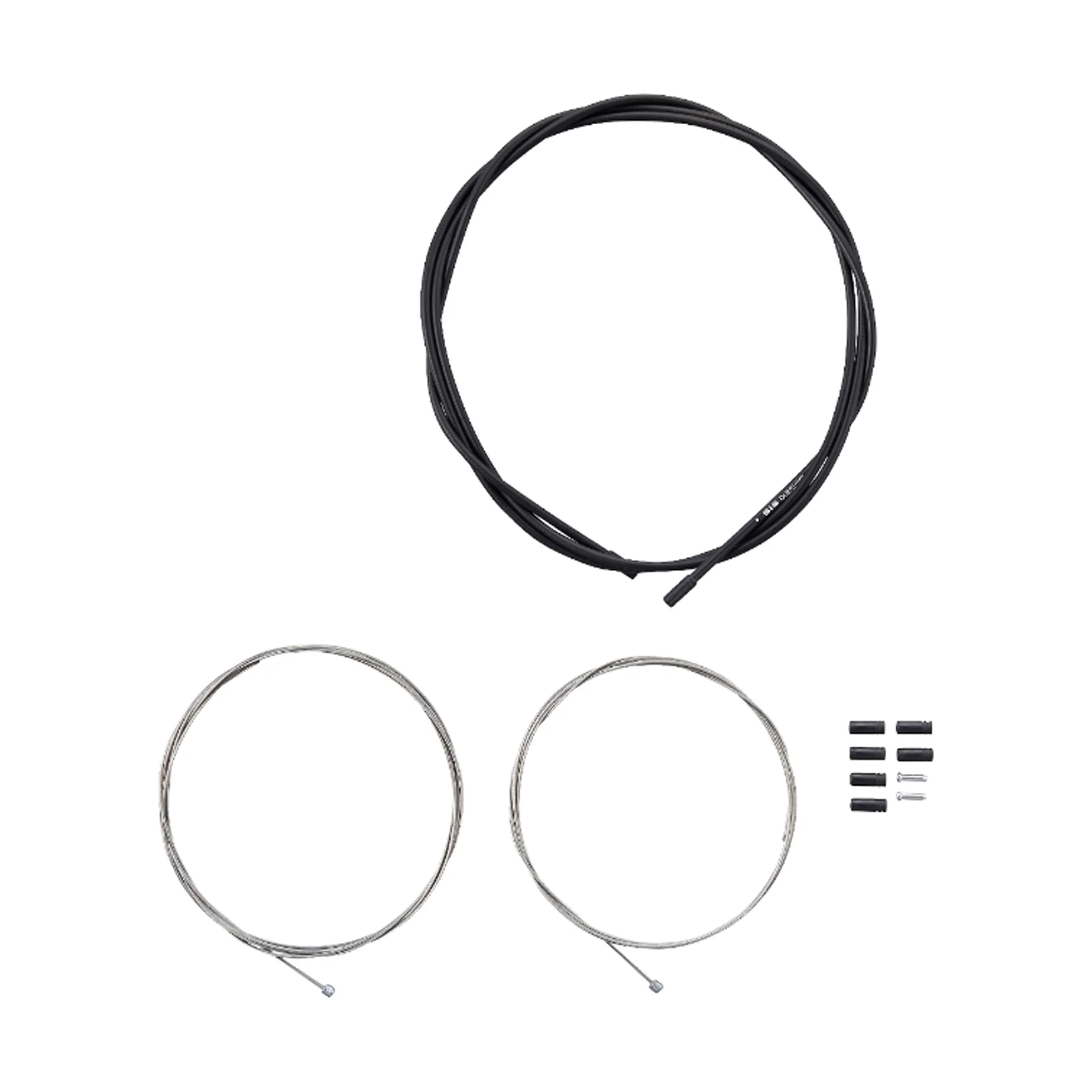 Kit Câbles et Gaines Dérailleur Shimano SIS40 - Câbles Acier - Gaine SIS