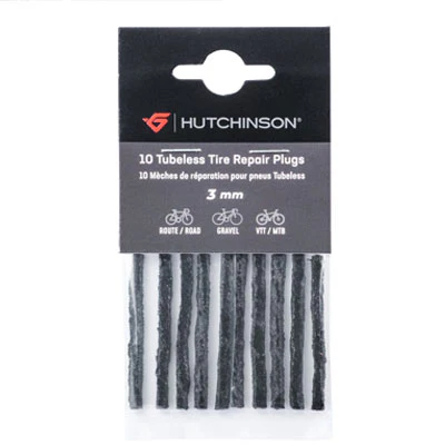 Mèches tubeless de rechange pour kit de réparation Hutchinson - 10 mèches - 3 mm