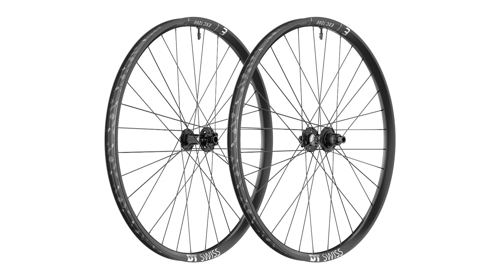 Roues Enduro DT Swiss EXC 1200 CLASSIC CL - Carbone - Tubeless Ready