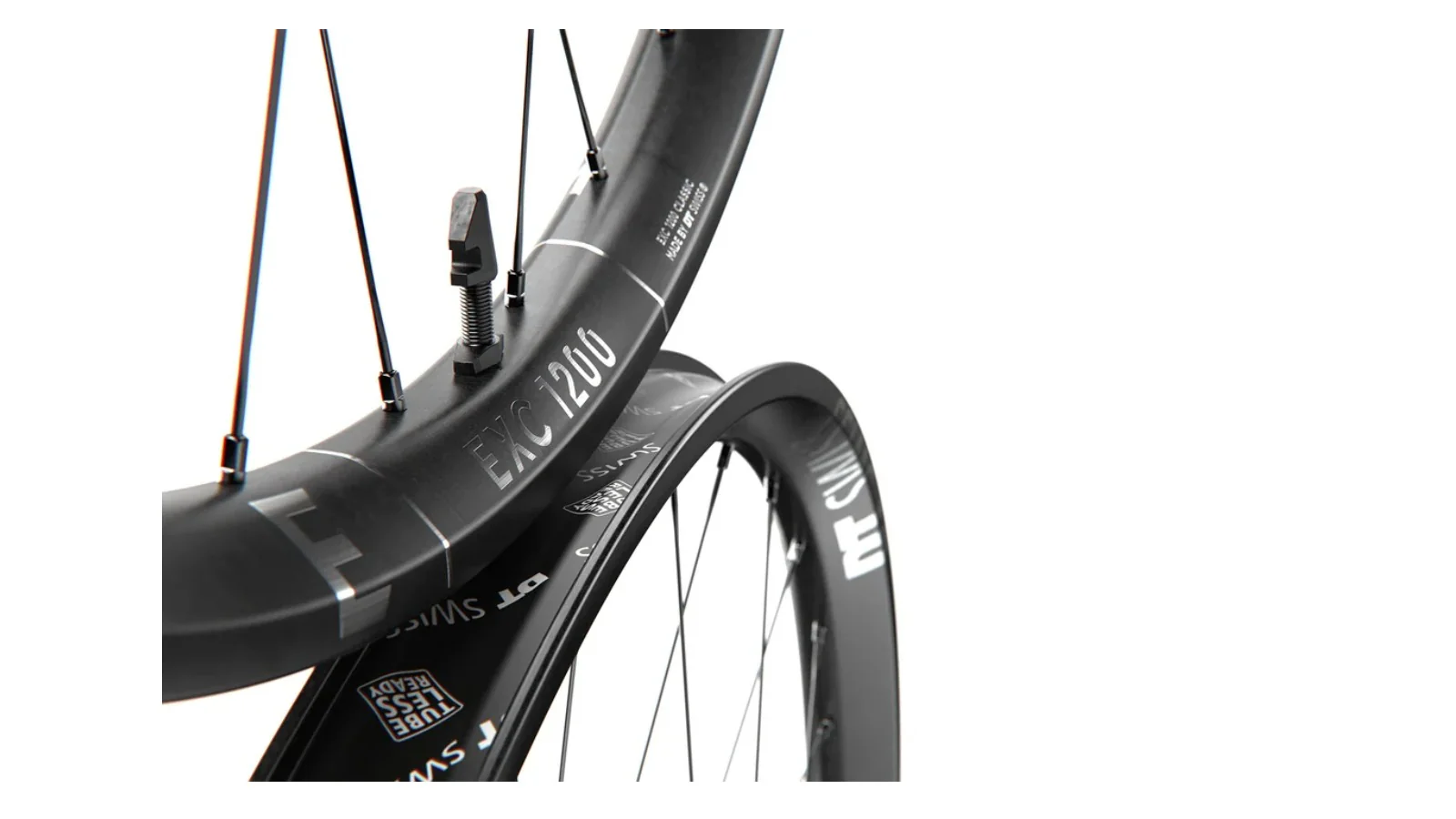 Roues Enduro DT Swiss EXC 1200 CLASSIC CL - Carbone - Tubeless Ready - Image 2