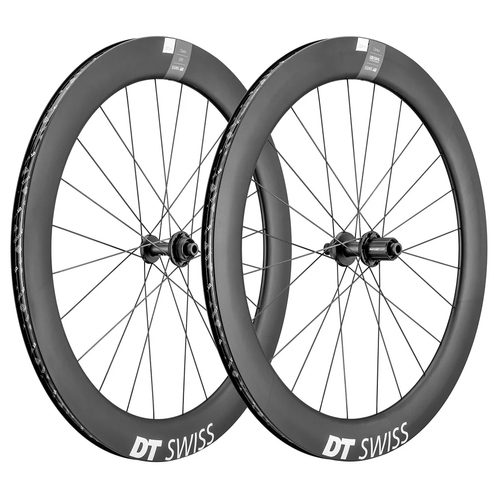Roues vélo route DT Swiss ARC 1400 DICUT - Frein à disque - carbone - Tubeless Ready